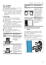 Preview for 13 page of NEFF W946UX0GB User Manual And Installation Instruction