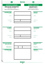 Предварительный просмотр 67 страницы Negri R230 Instruction Manual