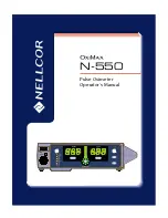 Nellcor OxiMax N-550 Operator'S Manual preview