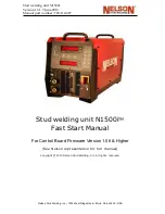 Preview for 1 page of Nelson N1500i Fast Start Manual