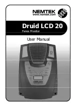 Nemtek Druid LCD 20 User Manual preview