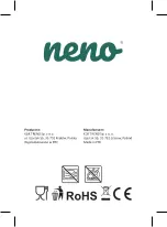 Preview for 100 page of neno Perla Manual