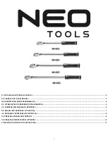NEO TOOLS 08-823 User Manual preview