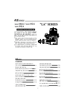 O.S. engine MAX-10LA Instruction Manual preview
