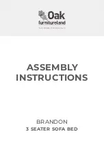 Предварительный просмотр 10 страницы Oak furnitureland BRANDON Assembly Instructions Manual