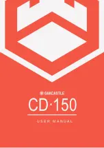 Oakcastle CD-150 User Manual preview