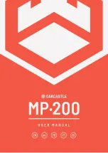 Oakcastle MP-200 User Manual preview