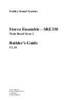 Oakley SRE330 Builder'S Manual preview