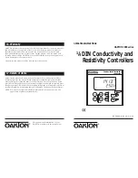 Preview for 1 page of Oakton 1000 series Operating Instructions Manual