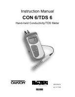 Предварительный просмотр 1 страницы Oakton CON 6 Instruction Manual