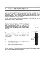 Предварительный просмотр 38 страницы Oakton CON 6 Instruction Manual