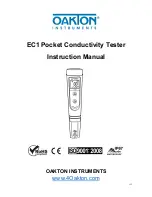 Oakton EC1 Instruction Manual preview