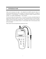 Предварительный просмотр 4 страницы Oakton pH 300 Instruction Manual