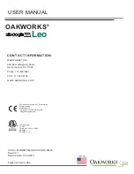 Предварительный просмотр 20 страницы OAKWORKS Clodagh Leo User Manual