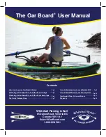 Oar Board Rower User Manual preview