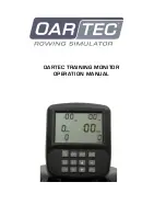Preview for 1 page of OARTEC TRAINING MONITOR Operation Manual