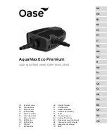 Oase AquaMax Eco Premium 4000 Commisioning Manual preview