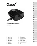 Oase AquaMax Eco Twin 20000 Manual preview