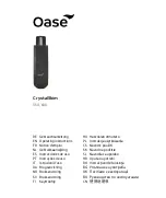 Oase CrystalSkim 350 Operating Instructions Manual preview