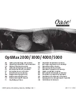 Oase OptiMax 2000 Operating Instructions Manual preview