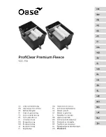 Oase ProfiClear Premium Fleece 500 Operating Instructions Manual preview