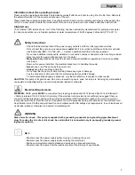 Preview for 5 page of Oase Profimax 7000 Warranty, Safety And Operating Instructions