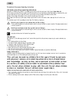 Preview for 3 page of Oase SwimSkim 25 Operating Instructions Manual
