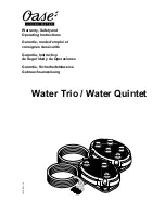 Oase Water Trio Warranty, Safety And Operating Instructions предпросмотр