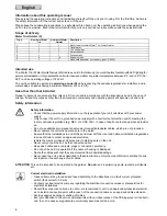 Preview for 8 page of Oase Water Trio Warranty, Safety And Operating Instructions