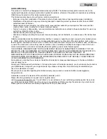 Preview for 13 page of Oase Water Trio Warranty, Safety And Operating Instructions