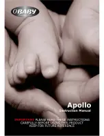 Preview for 1 page of OBaby Apollo Instruction Manual