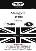 Preview for 1 page of OBaby Stamford Instructions