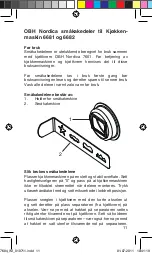 Preview for 11 page of OBH Nordica 6681 Instruction Manual