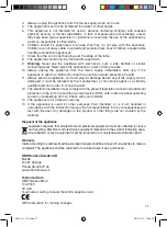 Предварительный просмотр 17 страницы OBH Nordica BJORN AXEN Instruction Manual