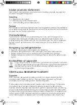 Preview for 10 page of OBH Nordica sport & travel LOOKS Instruction Manual