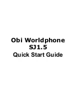 Предварительный просмотр 1 страницы OBI Worldphone SJ1.5 Quick Start Manual