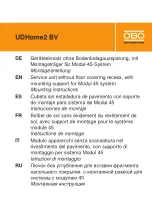 Предварительный просмотр 1 страницы OBO Bettermann UDHome2 BV Mounting Instructions