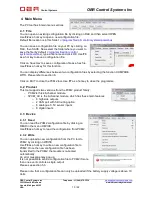 Preview for 10 page of OBR PCM2 Installation And User Manual