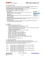 Preview for 21 page of OBR PCM2 Installation And User Manual