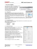 Preview for 25 page of OBR PCM2 Installation And User Manual