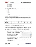 Preview for 32 page of OBR PCM2 Installation And User Manual