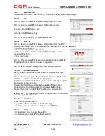 Preview for 70 page of OBR PCM2 Installation And User Manual