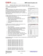 Preview for 76 page of OBR PCM2 Installation And User Manual