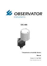 Observator Instruments OIC-406 Manual preview