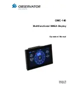 Observator OMC-140 Operator'S Manual preview