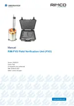 Предварительный просмотр 1 страницы Observator RIMCO RIM-FVU Manual