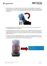 Предварительный просмотр 11 страницы Observator RIMCO RIM-FVU Manual