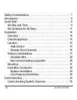 Preview for 2 page of Observer TSTAT0101SC Installation Manual