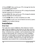 Preview for 14 page of Observer TSTAT0101SC Installation Manual