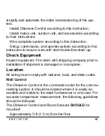 Preview for 15 page of Observer TSTAT0101SC Installation Manual